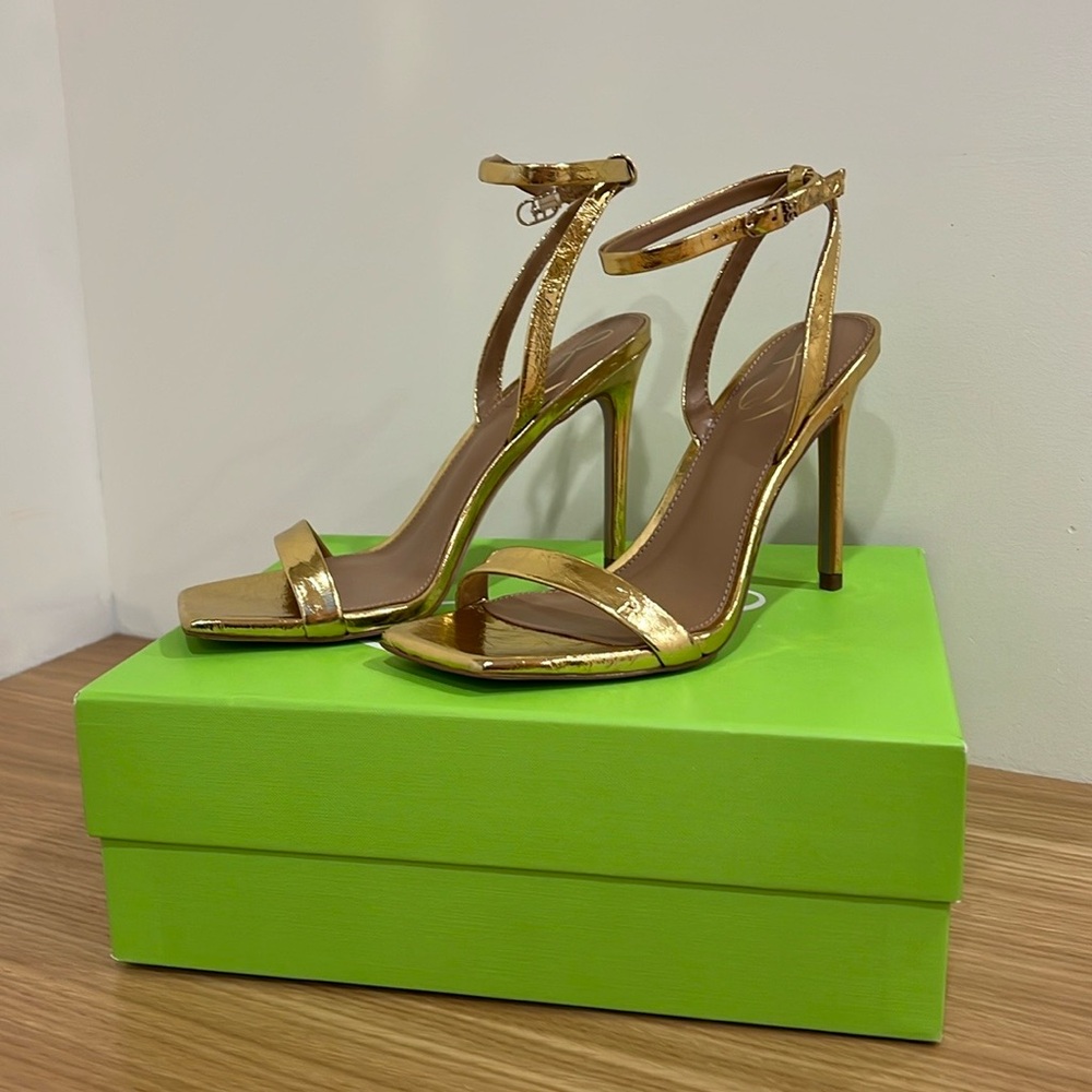 Sam Edelman gold heels